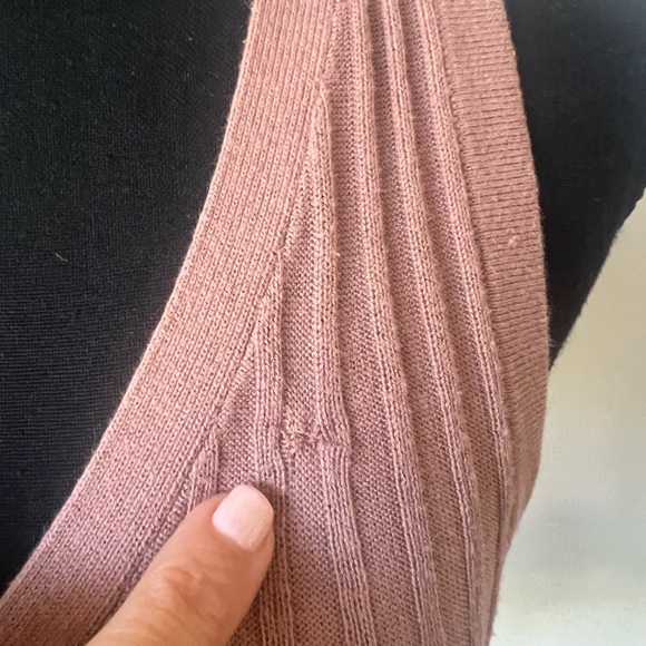 Free People Mauve Knit Crop Top Sweater Vest - Picture 4 of 8